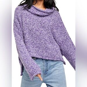 NWT Free People XS BFF Cowl Neck Sweater